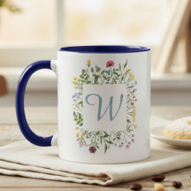 Monograma de Flor Silvestre – Presente do Dia das