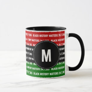 Caneca Monograma de HISTÓRIA NEGRA Personalizada