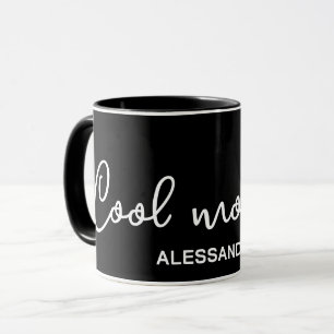 Caneca Monograma de mamãe legal, típico