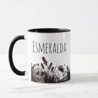 Caneca Monograma Floral Gótico Café Chá