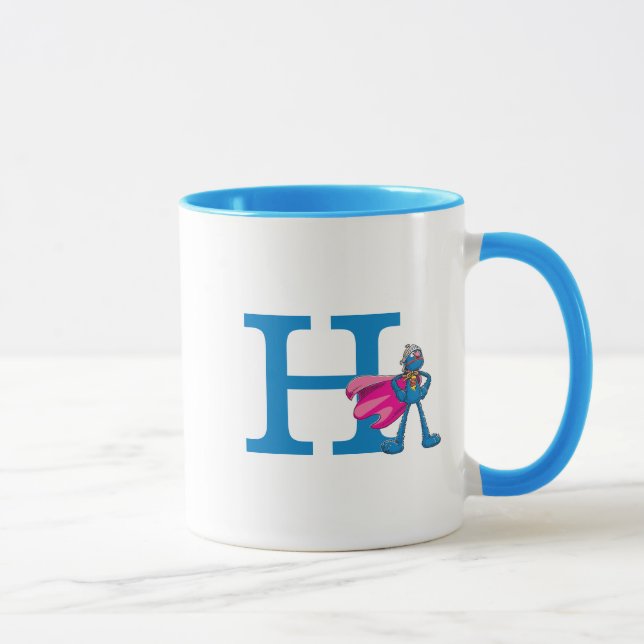 Caneca Monograma H Super Grover (Direita)