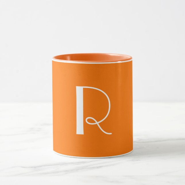 Caneca Monograma Laranja Neon Unisexo (Centro)