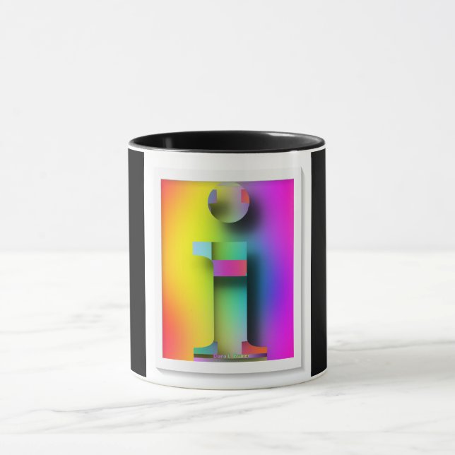 Caneca MONOGRAMA PERSONALIZADA INCRÍVEL i (Centro)