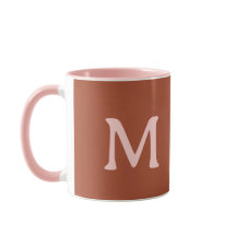 Monograma Personalizado Laranja Queimado