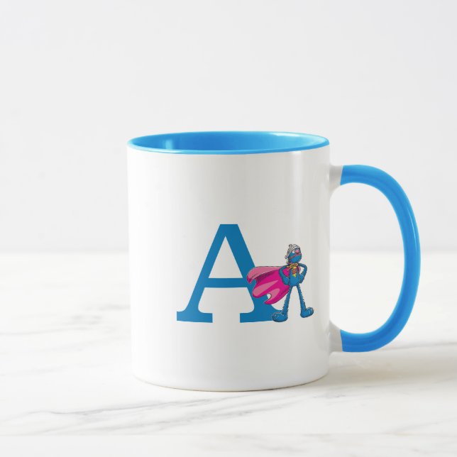 Caneca Monograma Super Grover A (Direita)