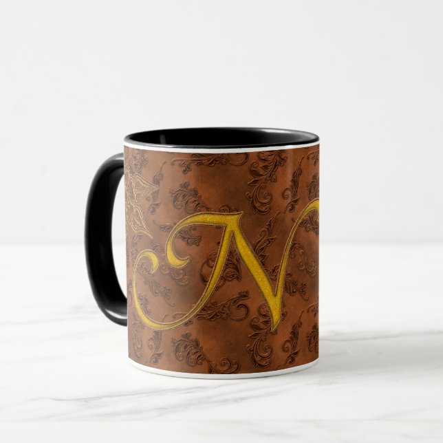 Caneca Monograma Vintage N (Frente Esquerda)
