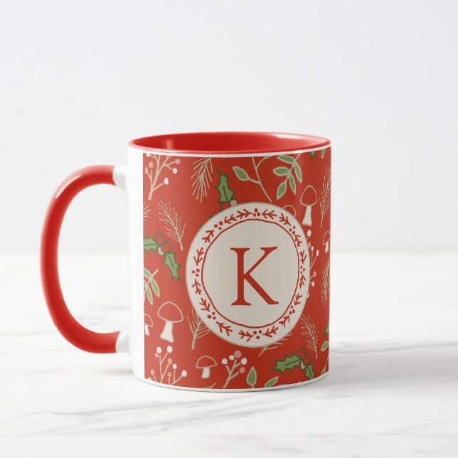 Caneca Monogramas Woodlands Red (Esquerda)