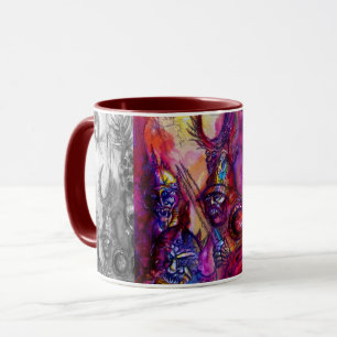 Caneca MONSTERS HALLOWEEN/Rave de Horror da Guerra da Orc