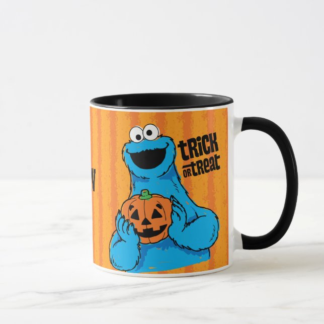 Caneca Monstro Come Biscoitos - Doces ou Travessuras | Ad (Direita)