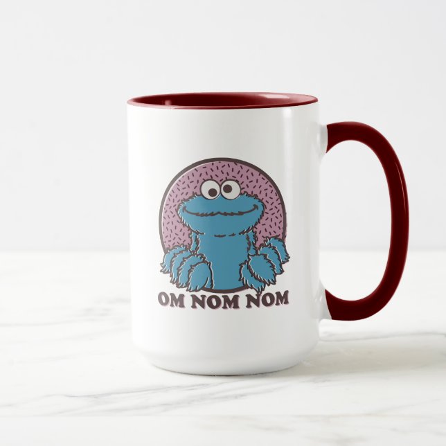 Caneca Monstro Come Biscoitos | Om Nom Nom (Direita)