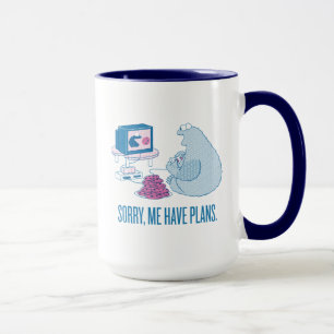 Caneca Monstro Come-Cookies   Desculpe, Eu Tenho Planos