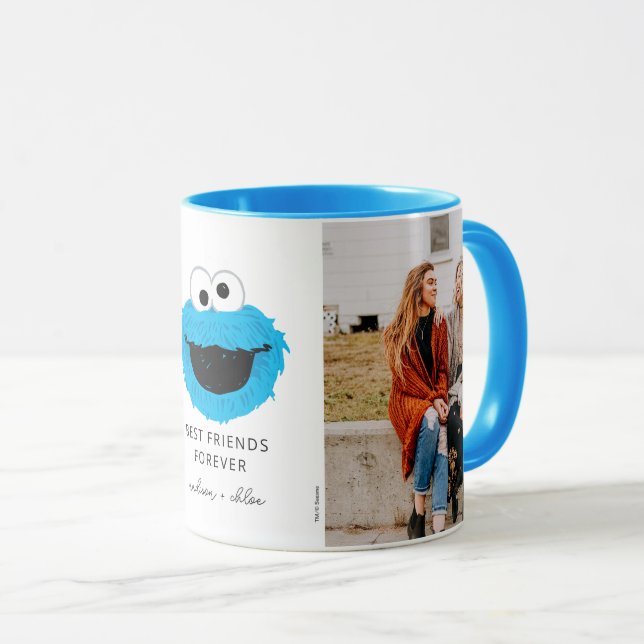 Caneca Monstro de Biscoitos da Rua Sésame | Foto dos melh (Frente Esquerda)