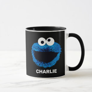 Caneca Monstro de cookies personalizado   Tendência da Aq