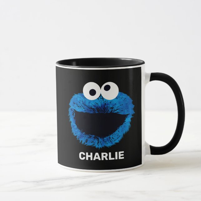 Caneca Monstro de cookies personalizado | Tendência da Aq (Direita)