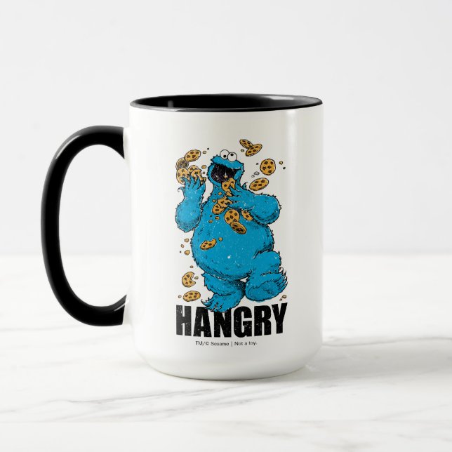 Caneca Monstro de Cookies Retro | Hangry (Esquerda)