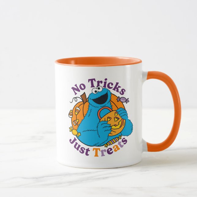 Caneca Monstro de cookies | Sem Truques Apenas Tratamento (Direita)