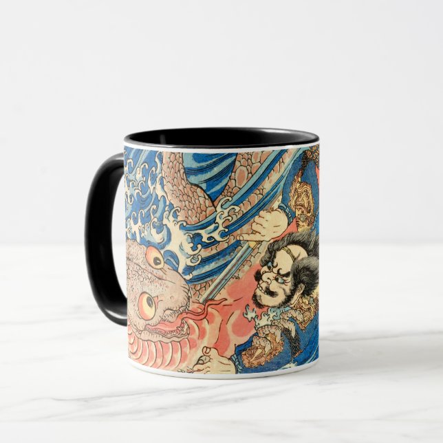 CANECA MONSTRO DE LUTA SAMURAI (Frente Esquerda)
