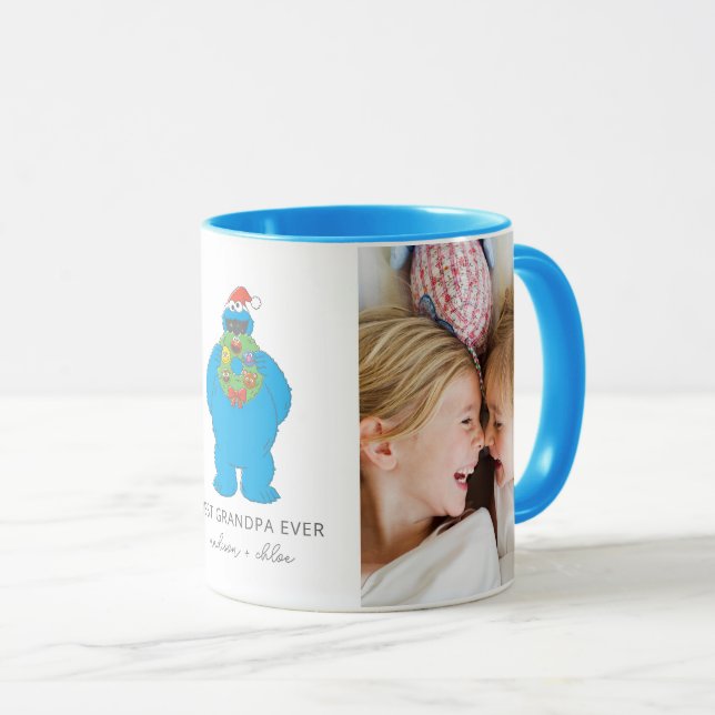 Caneca Monstro dos Biscoitos de Natal | Avô - Foto (Frente Esquerda)