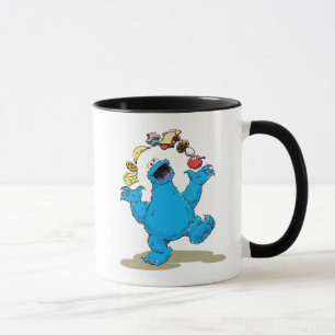 Caneca Monstro dos Biscoitos Vintage Faz Malabarismo