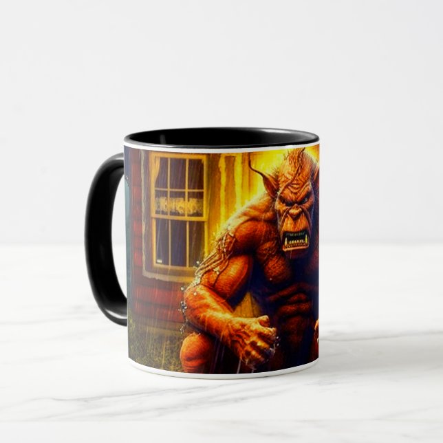 Caneca Monstro Irritado (Frente Esquerda)