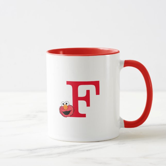 Caneca Monstro no final desta história | Monograma Elmo F (Direita)