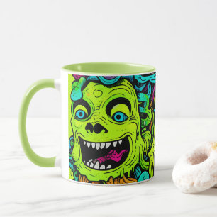 Caneca Monstro Verde Spooky