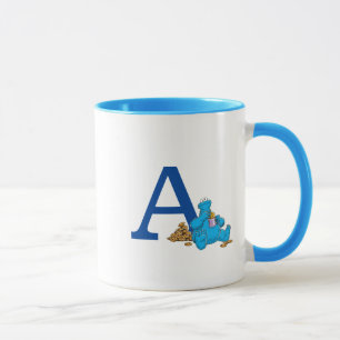 Caneca Monstro Vintage Cookie Monster Monster Monograma A