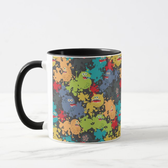 Caneca Monstros engraçados fofos (Esquerda)