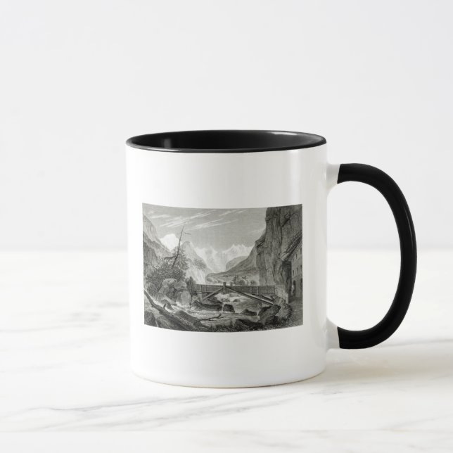 Caneca Mont Blanc dos banhos de St. Didier (Direita)