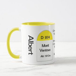 Caneca Mont Ventoux, marca de estrada francesa, bicicleta