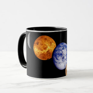 Caneca Montagem do Sistema Solar Fotos de Planetas JPL