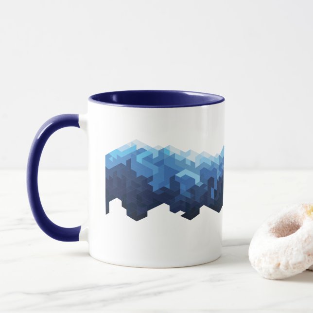 Caneca Montanha de neve (Com Donut)