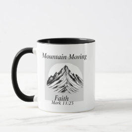 Caneca Montanha em Movimento - Fé Marca 11:23