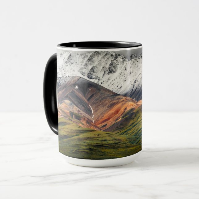 Caneca Montanha policromática, Denali NP, Alasca (Frente Esquerda)