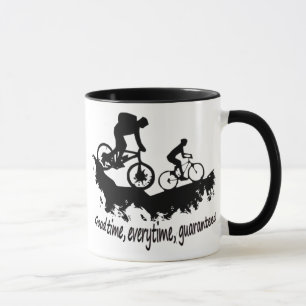Caneca Montanha que Biking citações inspiradas do bom