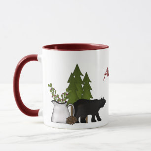 Caneca Montanha russa personalizada do Urso do País
