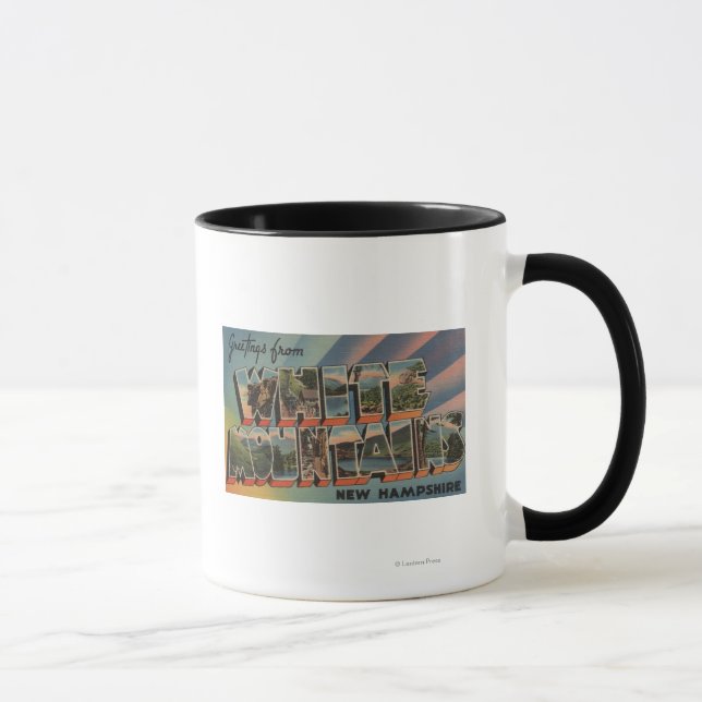 Caneca Montanhas brancas, New Hampshire 4 (Direita)