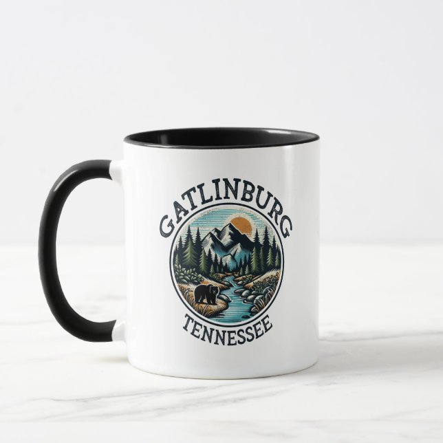 Caneca Montanhas do Enfumaçado do Excelente de Gatlinburg (Esquerda)