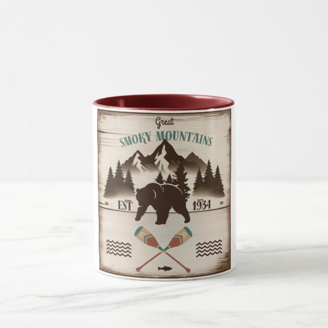 Caneca Montanhas do Enfumaçado excelente, urso TN (Centro)