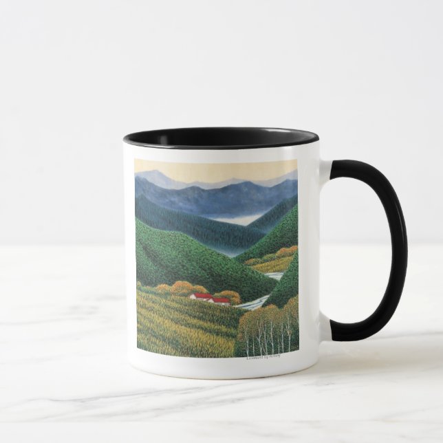 Caneca Montanhas do primavera (Direita)