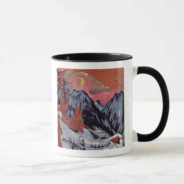 Caneca Montanhas em Inverno, 1919 (Direita)