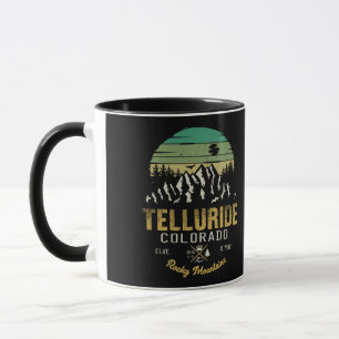 Caneca Montanhas Telluride Colorado Retro Vintage