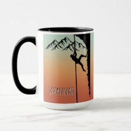 Caneca Montanhista Rock Climbing Personalizado