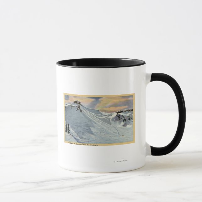 Caneca Monte Baker, Washington - Vista do Monte Baker Ski (Direita)