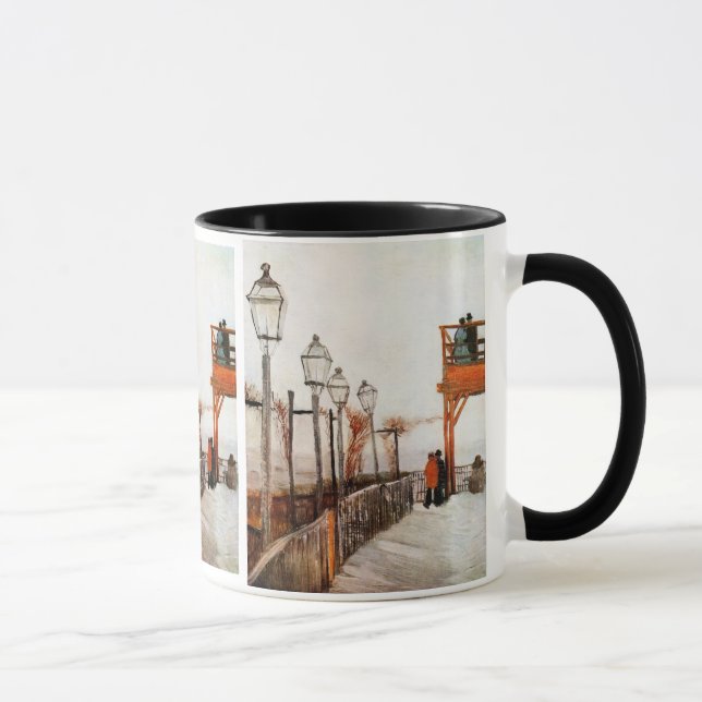 Caneca Montmartre (F272) Van Gogh Fine Art (Direita)