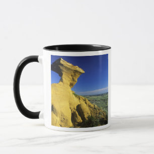 Caneca Monumento de arenito na área de Hell Creek perto