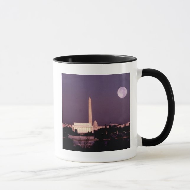Caneca Monumento de Washington, o Capitólio e Jefferson (Direita)