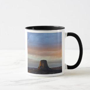 Caneca Monumento Nacional Devils Tower, Tempestade ao Pôr