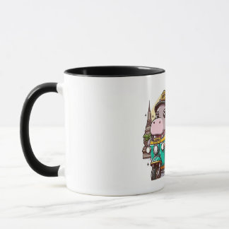 Caneca Moo Deng O Bebê Hippo Mug