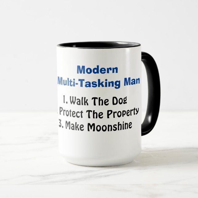 Caneca Moonshiner Mug Moderno de Multitarefas (Frente Esquerda)